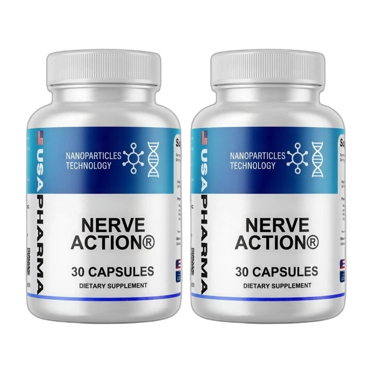 NerveAction Nerve Health Support Supplement Bottle